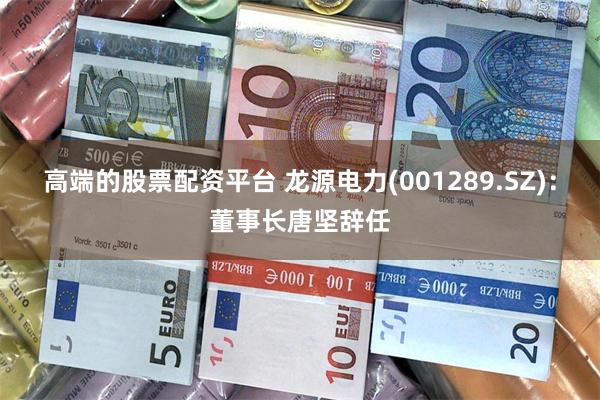 高端的股票配资平台 龙源电力(001289.SZ)：董事长唐坚辞任