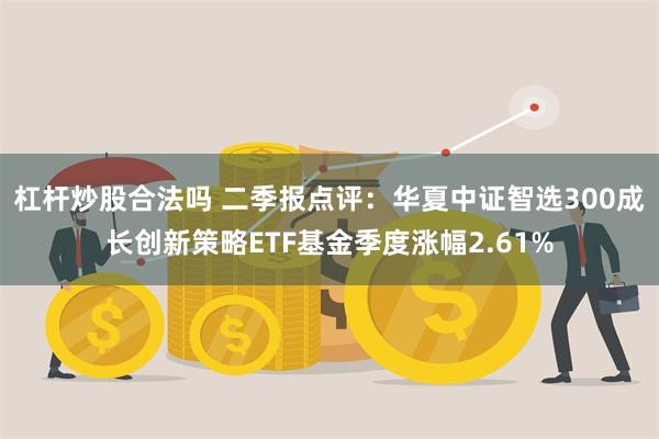 杠杆炒股合法吗 二季报点评：华夏中证智选300成长创新策略ETF基金季度涨幅2.61%
