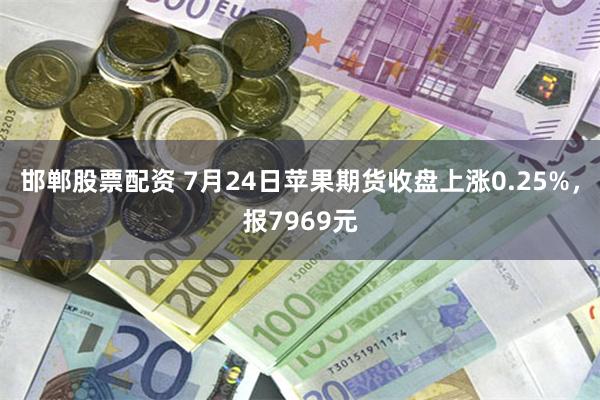 邯郸股票配资 7月24日苹果期货收盘上涨0.25%，报7969元